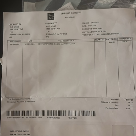 Virgil Off-White x Goretex Graffiti Print Hat - Picture 7 of 8